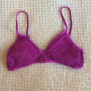 [ ella Moss ] magenta strappy bikini top